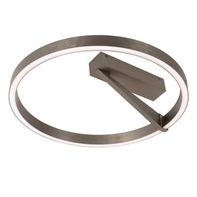 Lucide APPLAUSE - Flush ceiling light - Ø 40 cm - LED Dim. - CCT - 1x26W 2200K/4000K - Grey iron - Premium